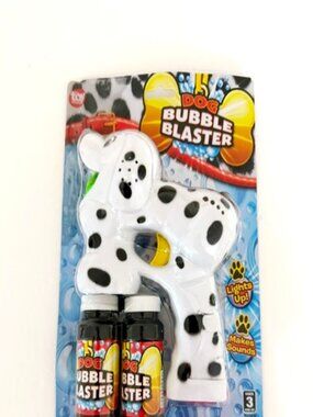 Dog Bubble Blaster Lights Up Makes Sounds w/ Bubbles - New Old Stock